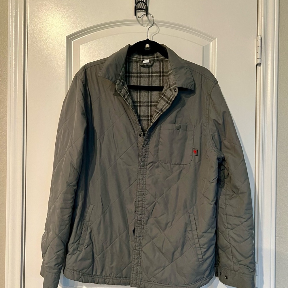 Reversible Grey Plaid Jacket